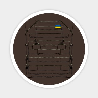 Ukraine Military Plate Carrier design Magnet